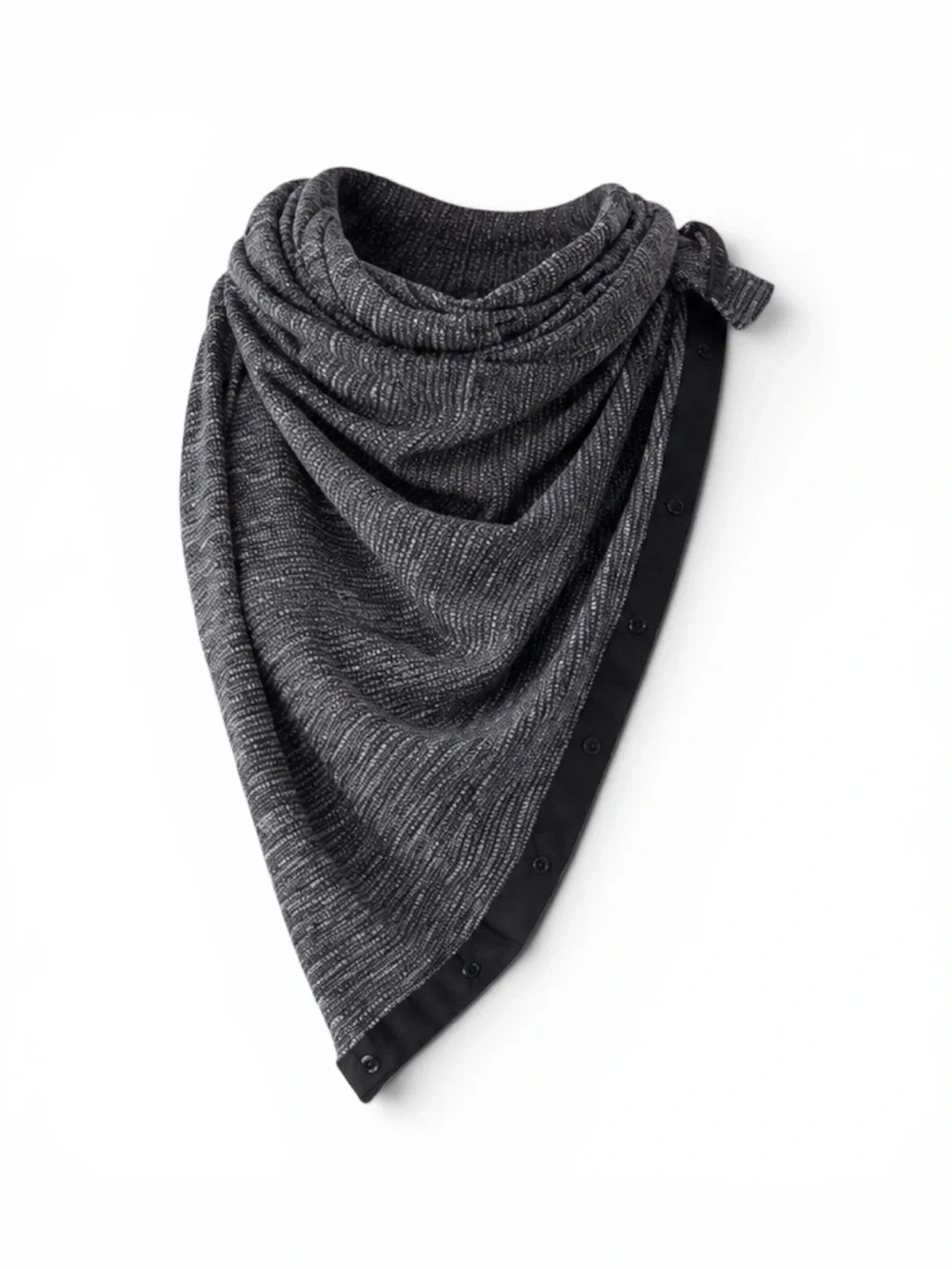 Lululemon Vinyasa Scarf Coco Pique‎ Black White Snap Wrap OS